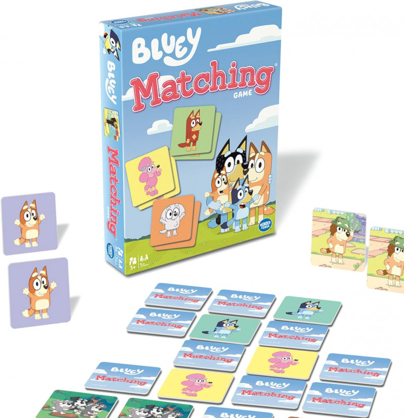 Wonder Forge Bluey Matching Game.