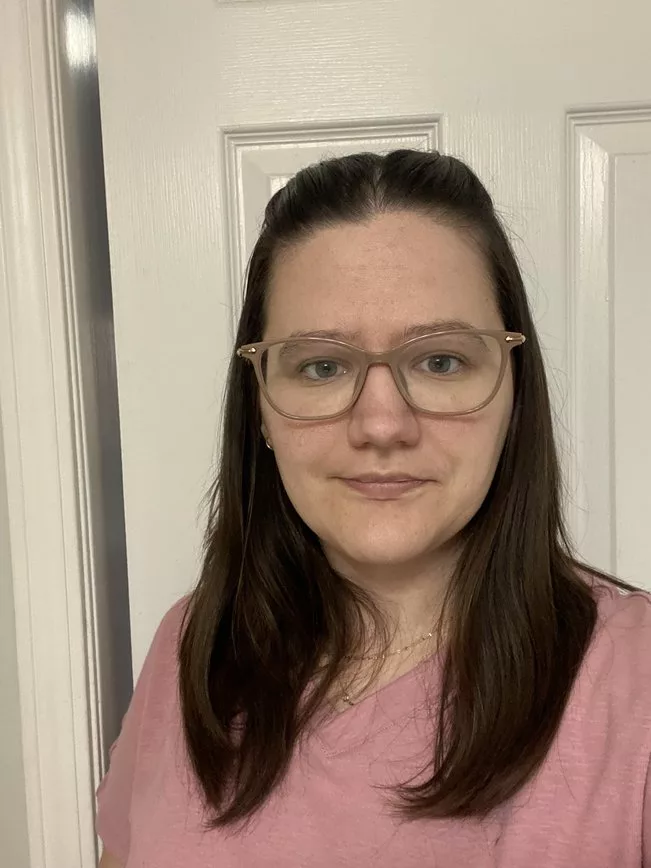 My natural dark brown hair