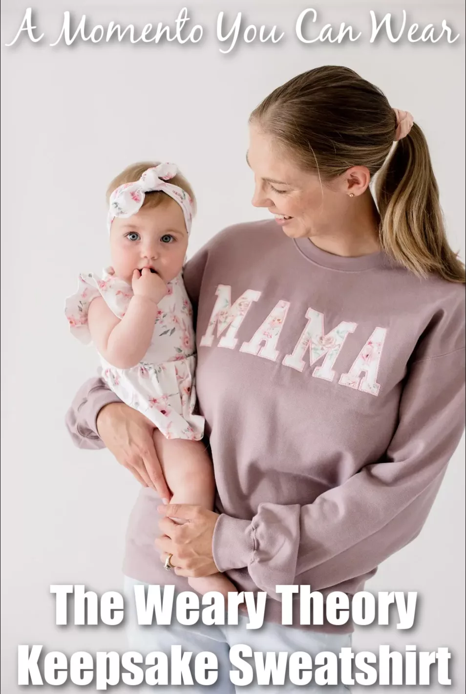 A Momento You Can Wear: The Weary Theory Keepsake Sweatshirt.