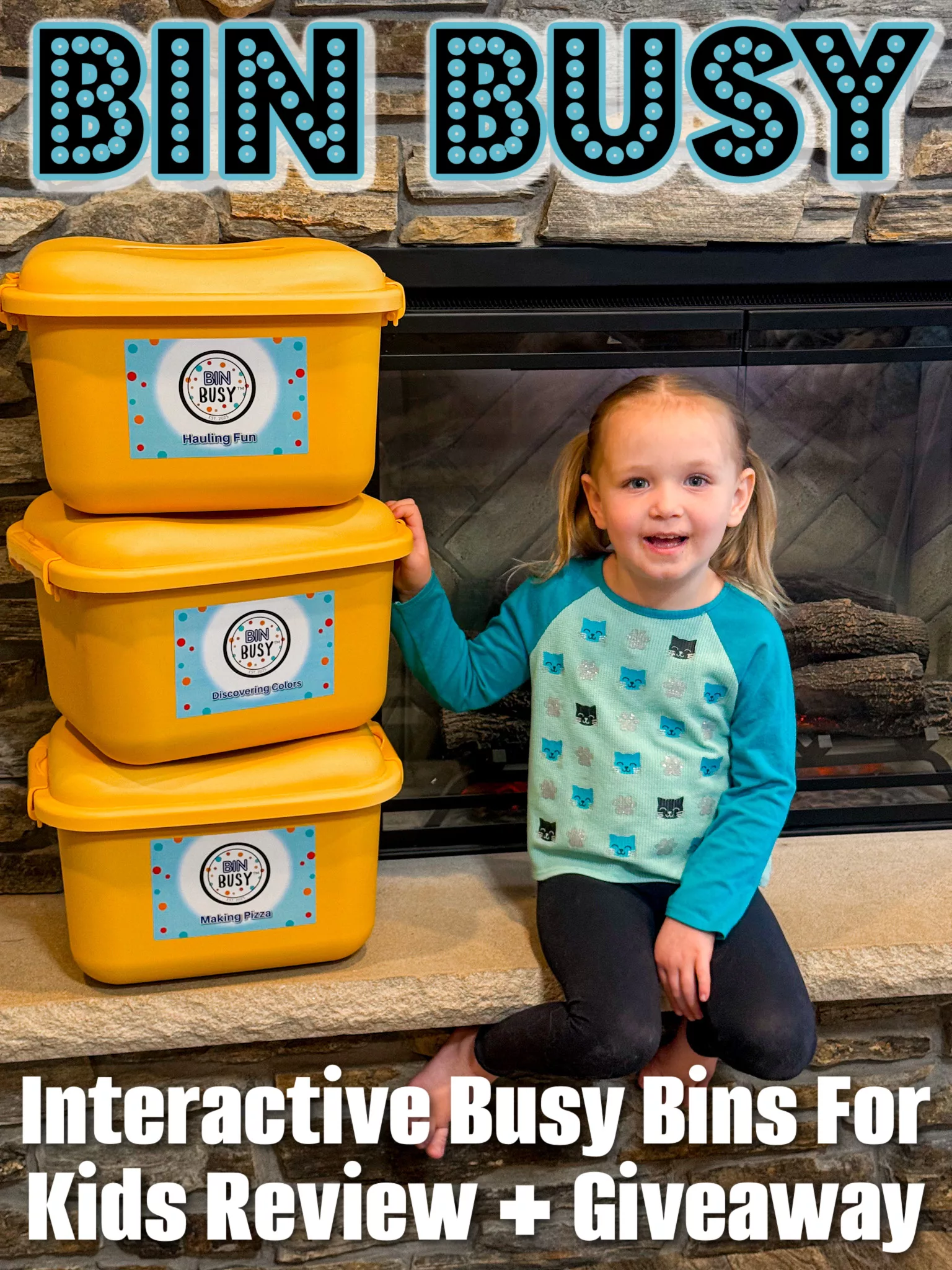 Bin Busy - Interactive Busy Bins For Kids Review + Giveaway.