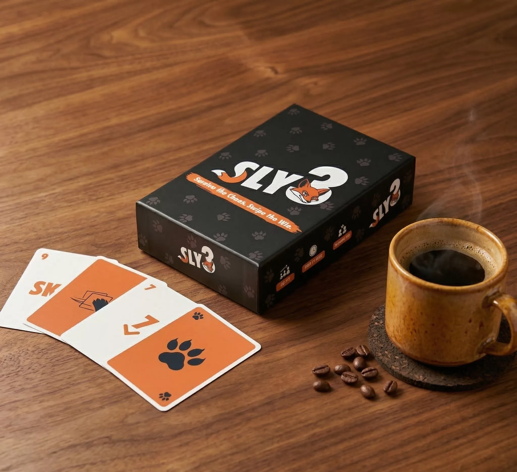 Sly3 Card Game.