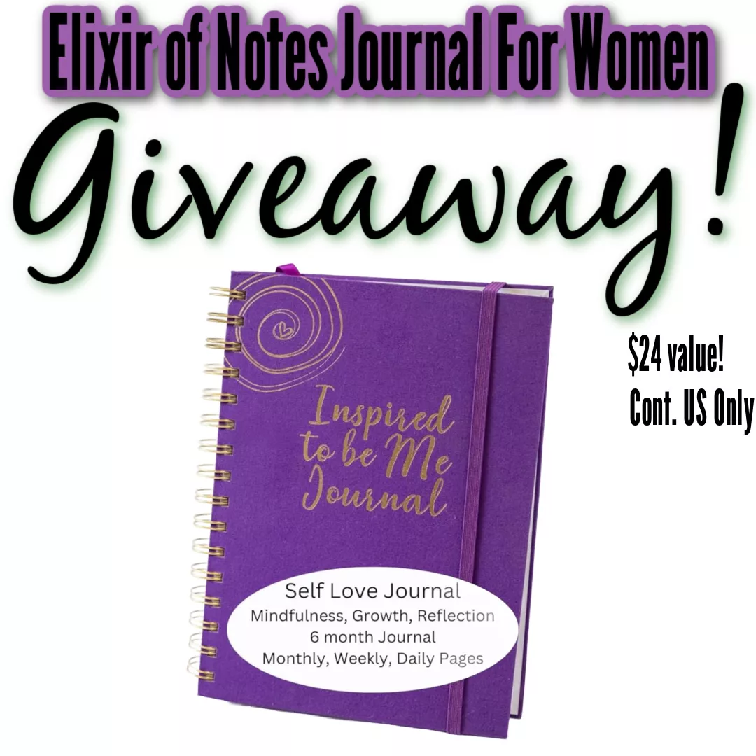 Elixir of Notes Journal For Women Giveaway.