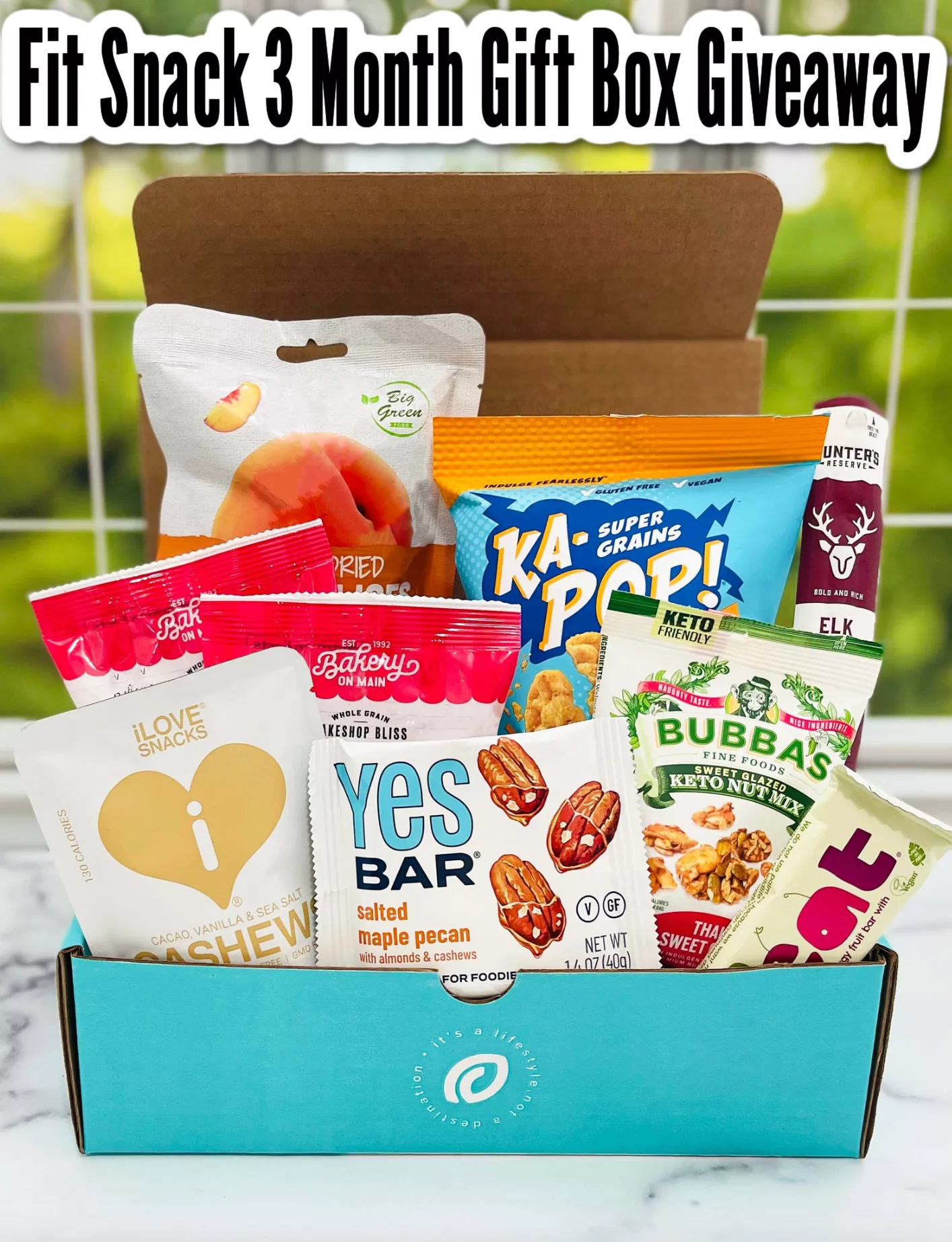 Fit Snack 3 Month Gift Box Giveaway.