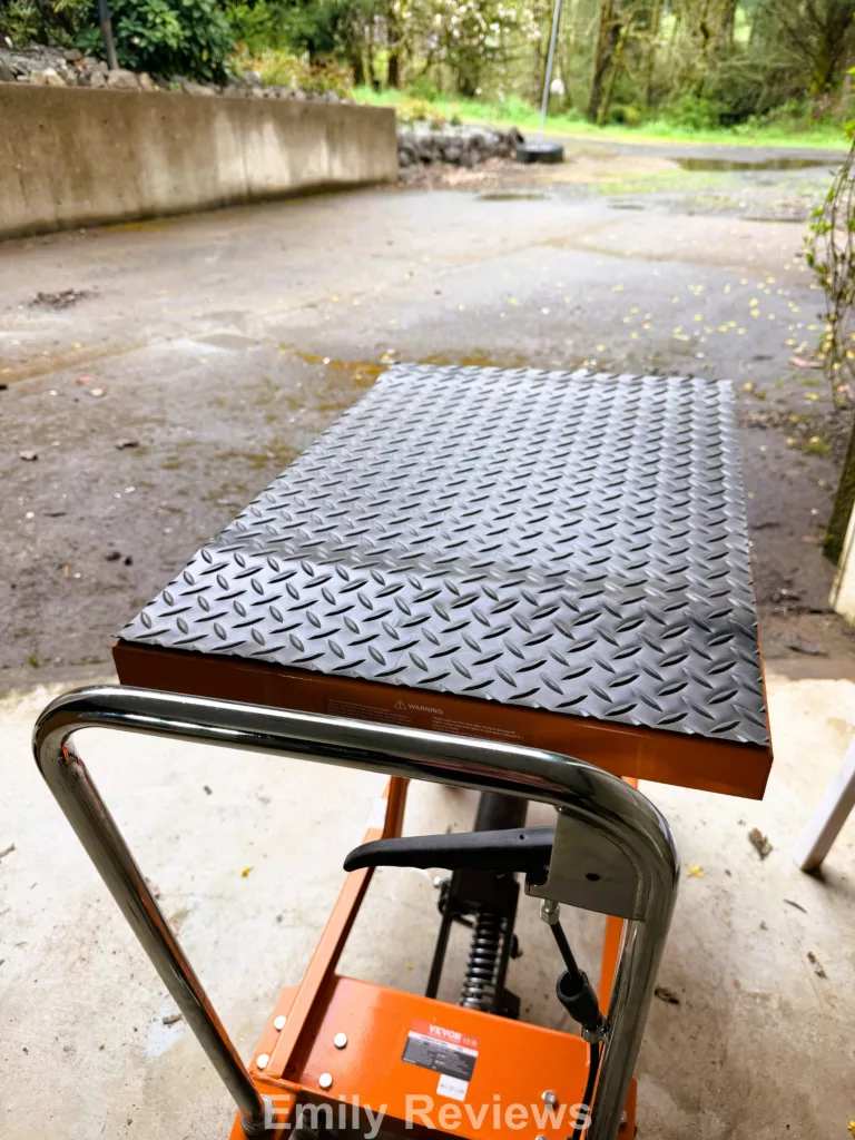 hydraulic lift table cart,
VEVOR lift table 500 lb,
scissor lift table cart,
hydraulic lift table for workshop,
lift table for furniture flipping,
DIY lift table cart,
material handling lift table,
VEVOR tools review,
workshop lift table
