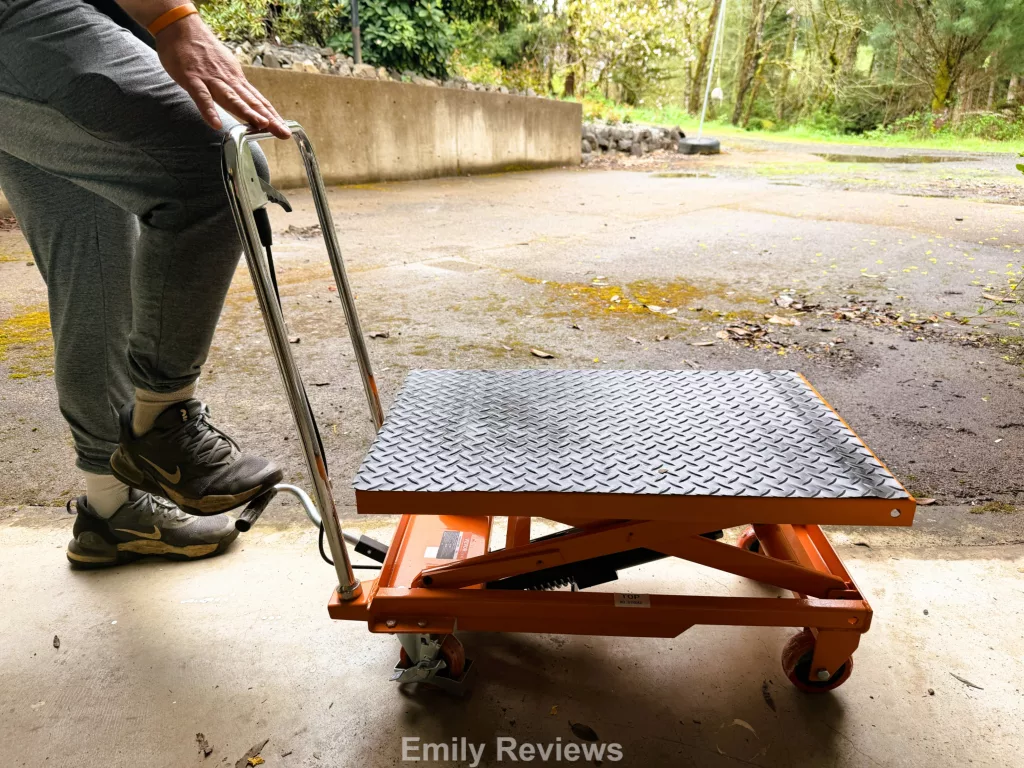 hydraulic lift table cart,
VEVOR lift table 500 lb,
scissor lift table cart,
hydraulic lift table for workshop,
lift table for furniture flipping,
DIY lift table cart,
material handling lift table,
VEVOR tools review,
workshop lift table