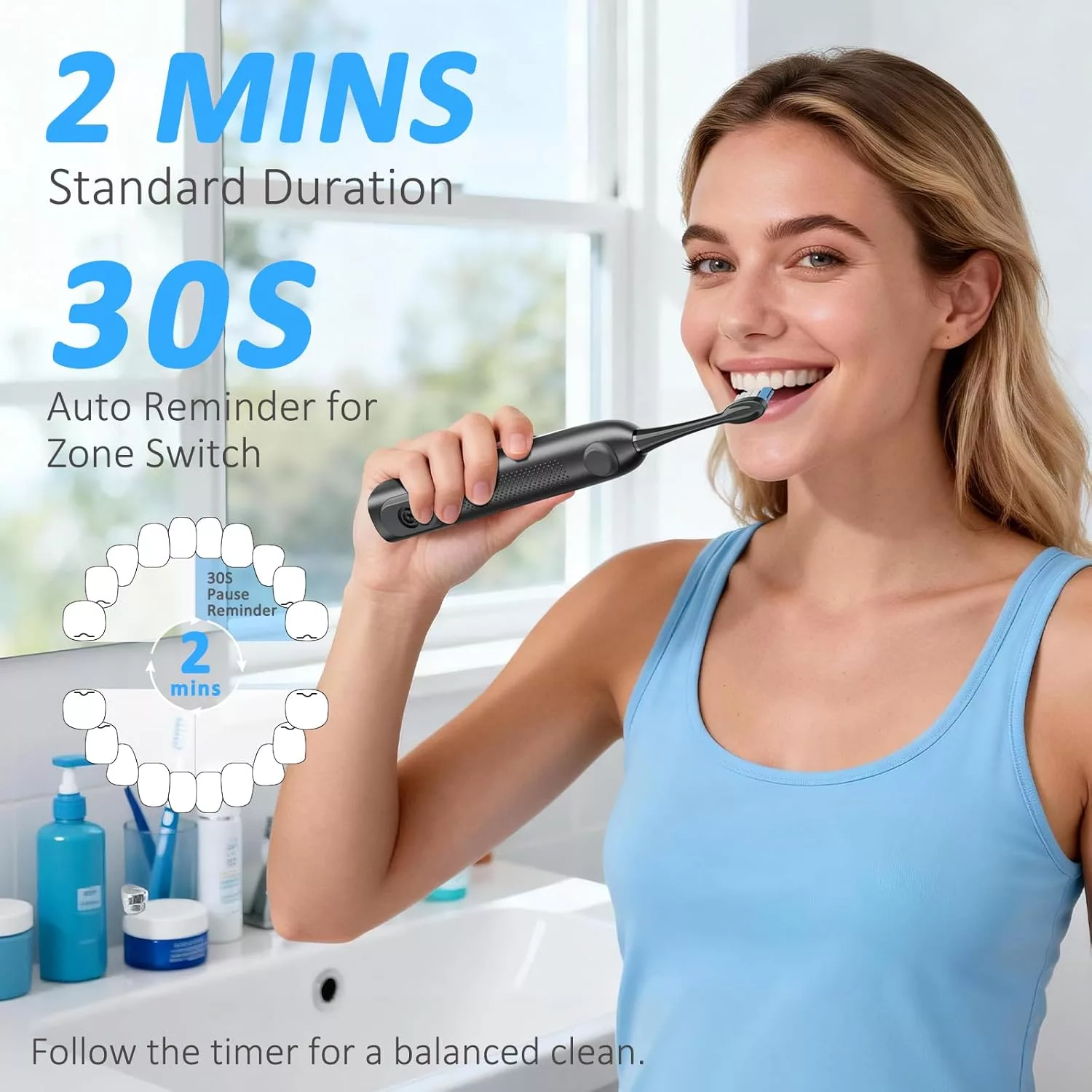 Marchpower 3-in-1 Electric Toothbrush with Water Flosser 3.0.