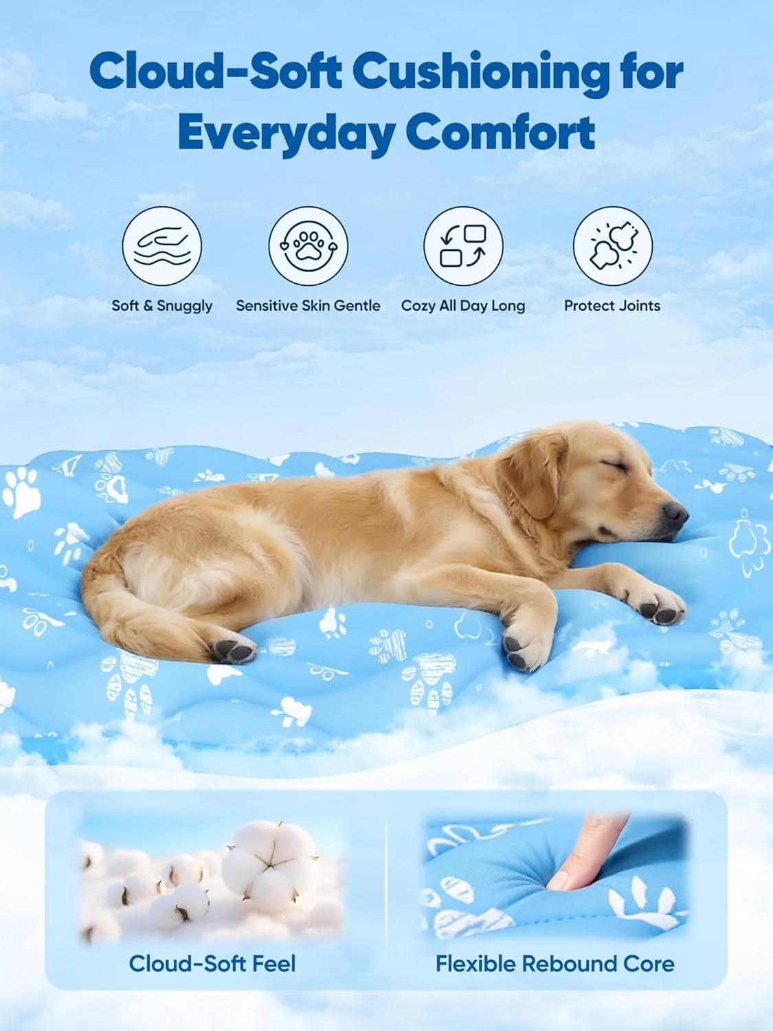 Rywell Super-Absorbent Cooling Mat for Dogs.