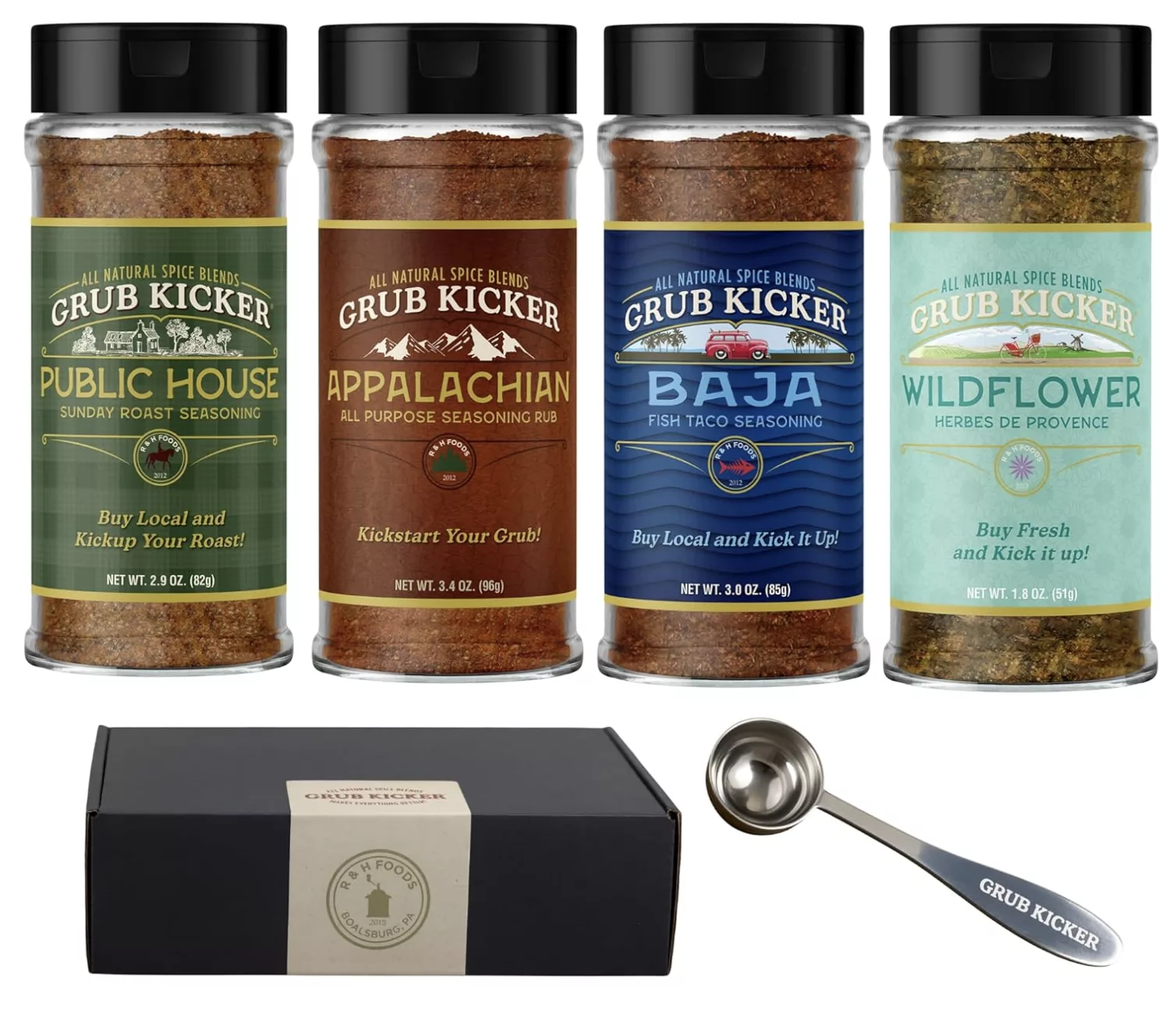 Grub Kicker Appalachian All Purpose Seasoning.