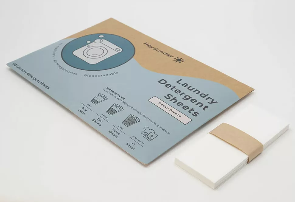 HeySunday Laundry Detergent Sheets.