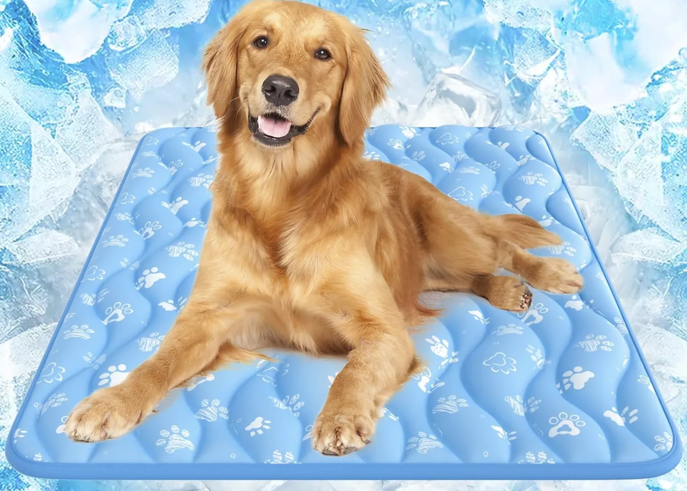 Rywell Super-Absorbent Cooling Mat for Dogs.