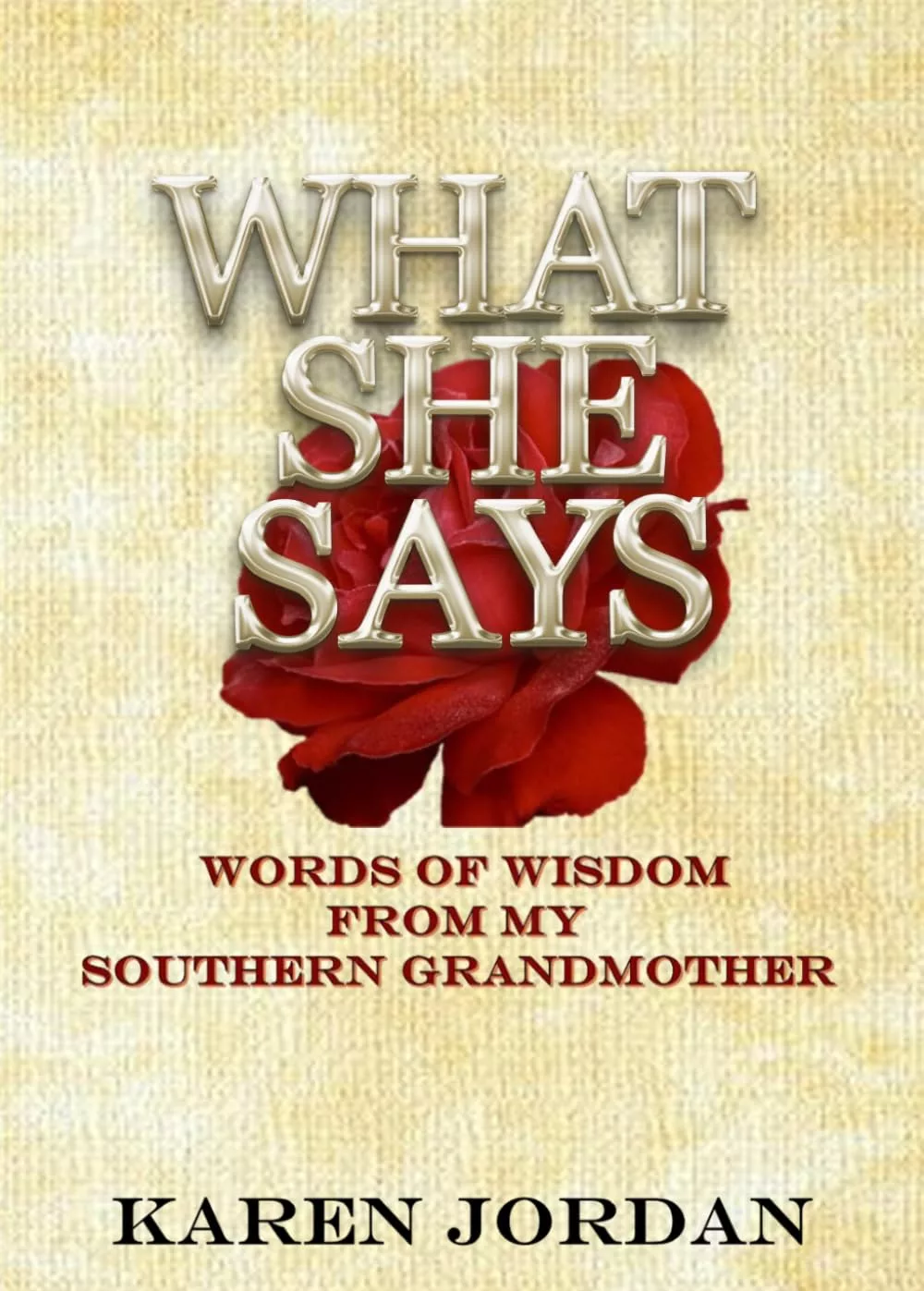 What She Says Book.