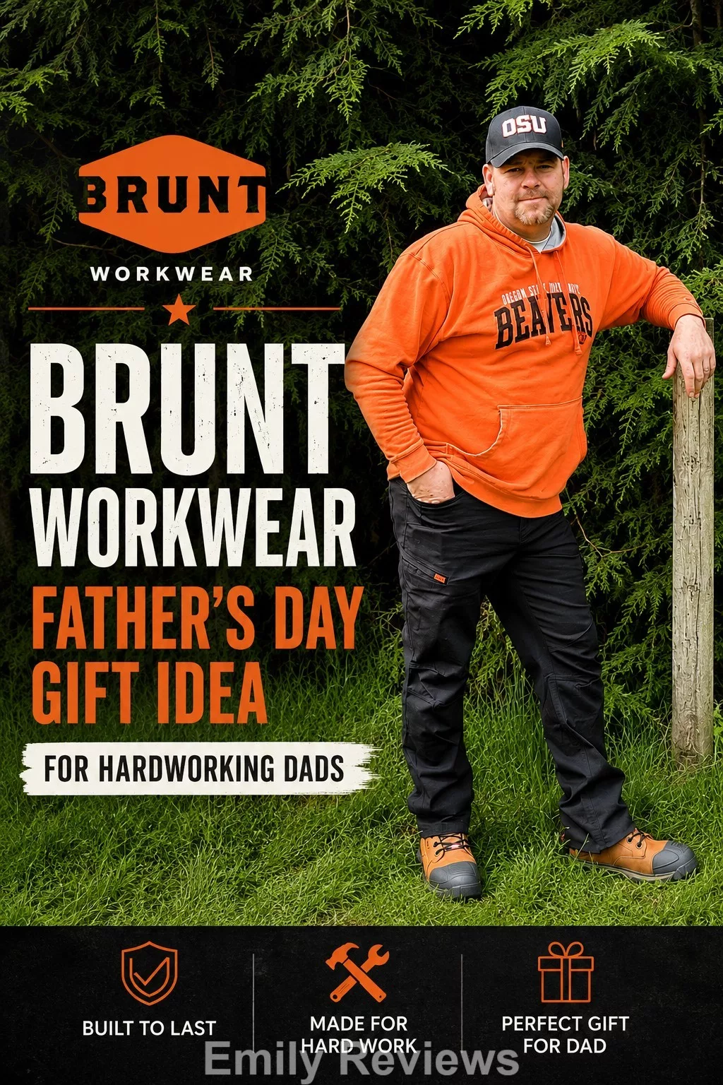 BRUNT Workwear review, BRUNT Torra pants review, BRUNT Perkins boots review, best workwear for dads, Father’s Day gifts for hardworking dads, best work boots for construction, Comfortable work pants for men, waterproof work boots for men, BRUNT Workwear bundle, gifts for DIY dads, gifts for construction workers, durable workwear for men, Comfortable work boots for all day wear, BRUNT 4-in-1 tumbler, workwear Father’s Day gift ideas