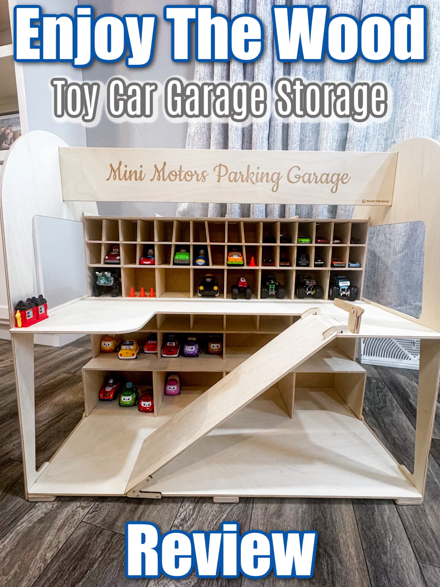 Enjoy The Wood Toy Car Garage Storage Review.