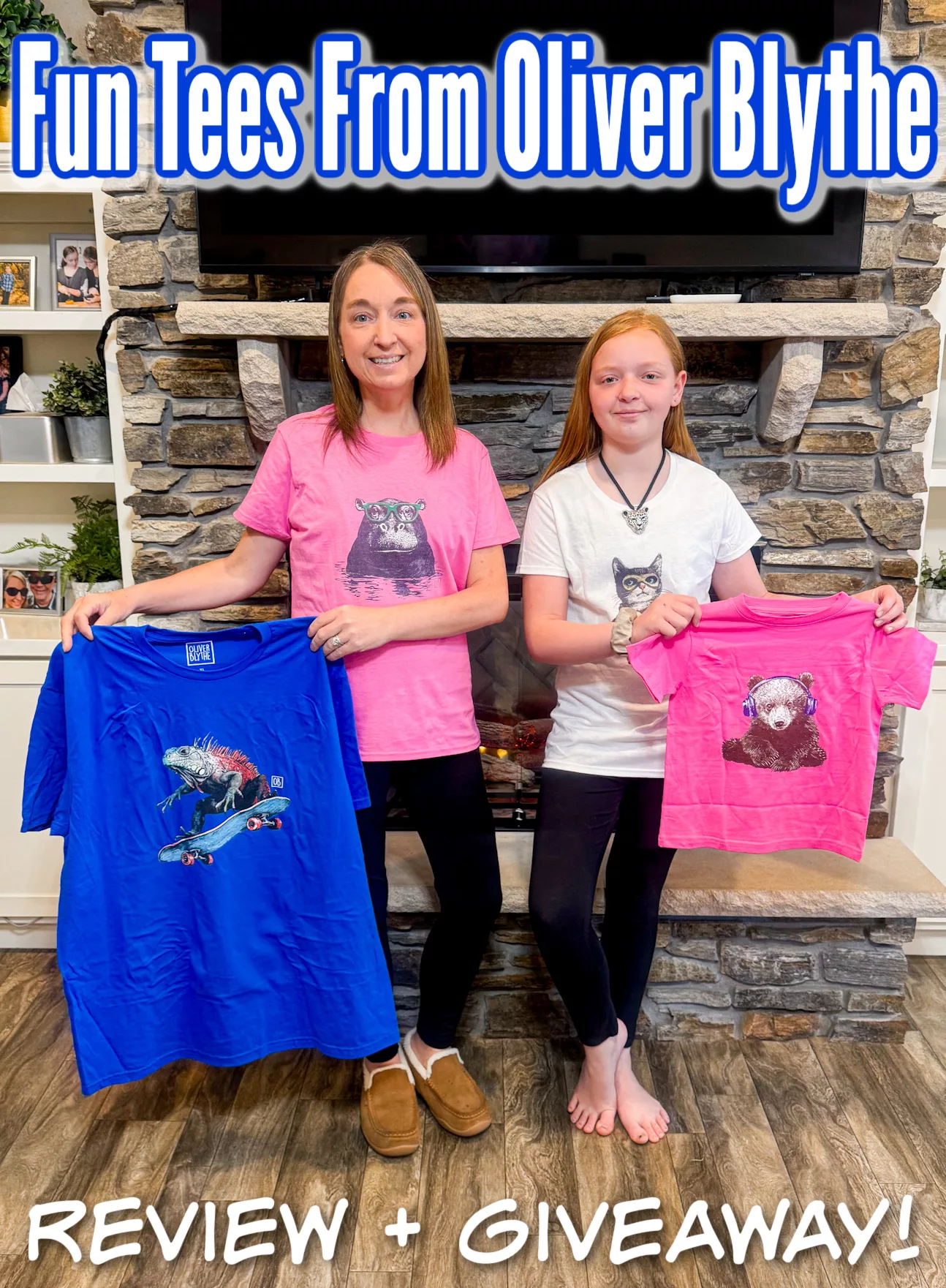 Fun Tees From Oliver Blythe Review (+ Giveaway!).