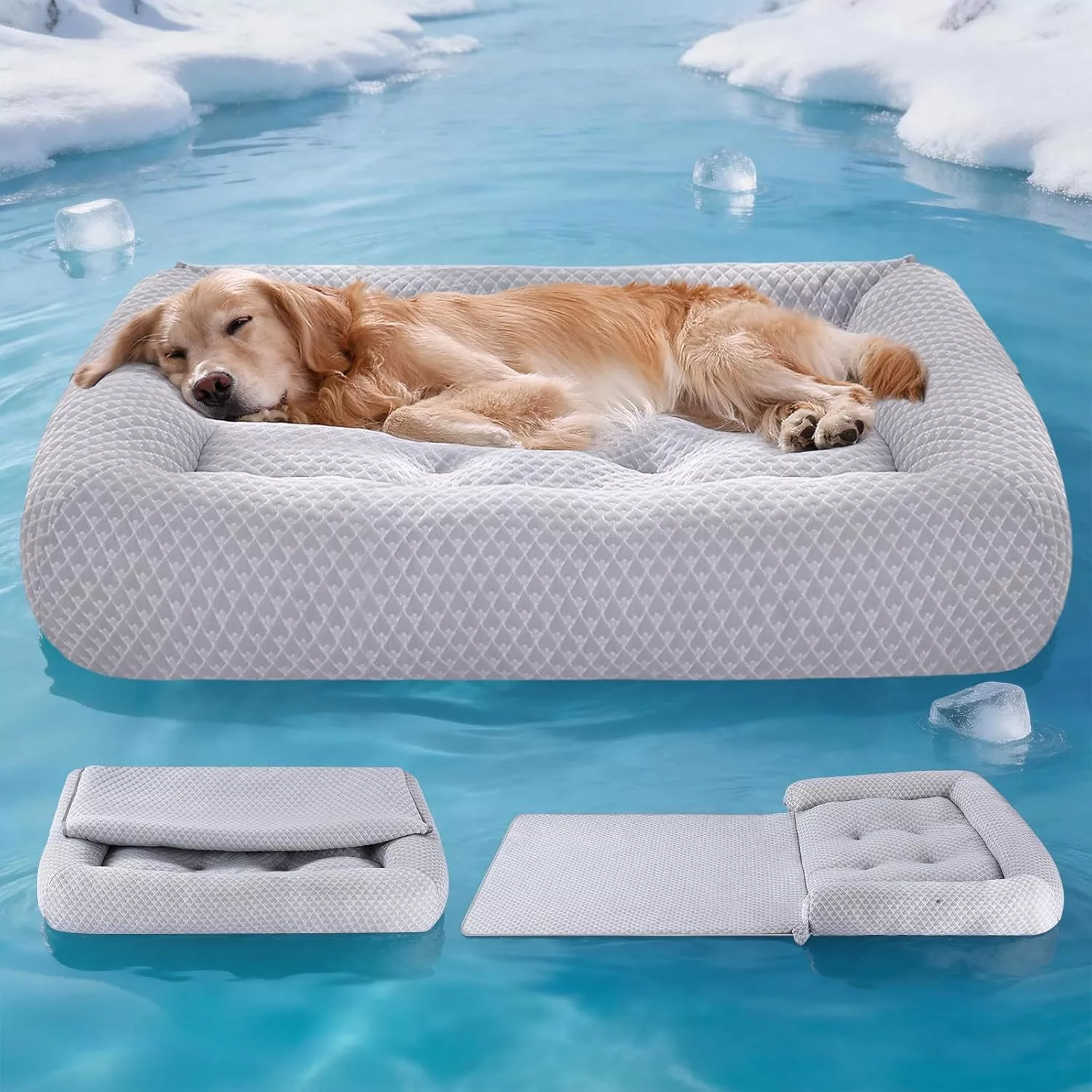 Rywell 3-in-1 Cooling Dog Bed.
