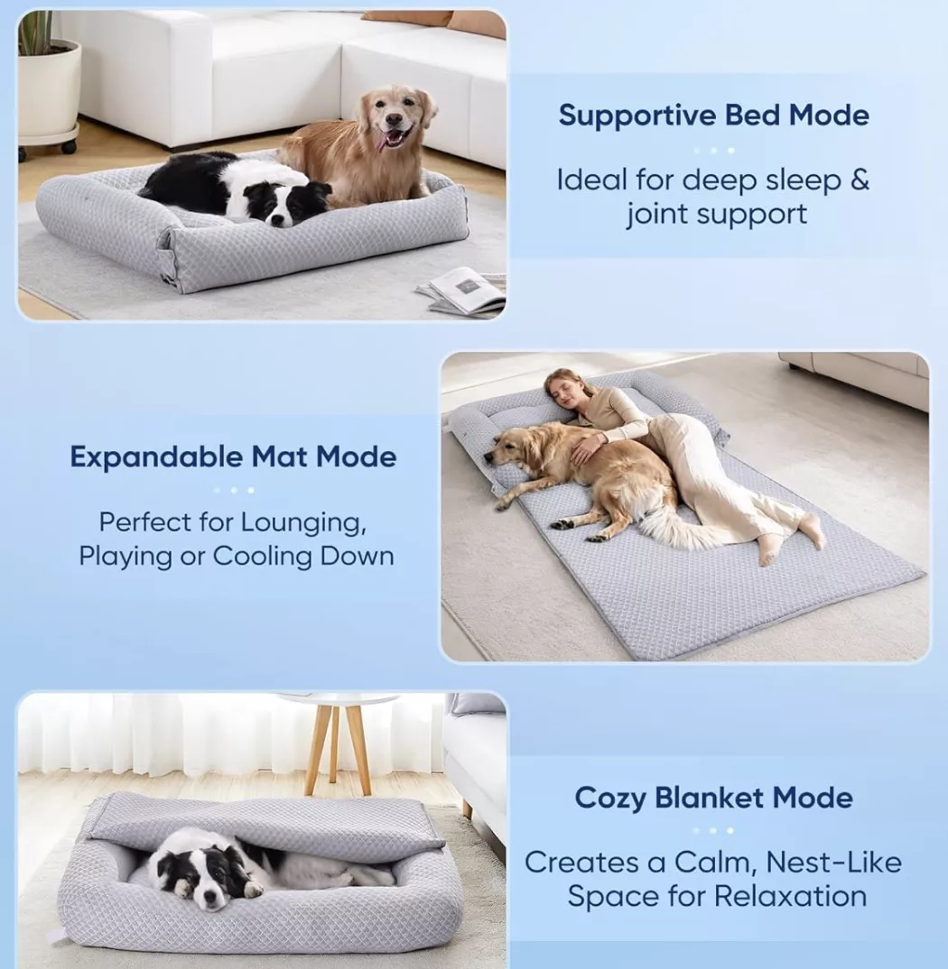 Rywell 3-in-1 Cooling Dog Bed Review.