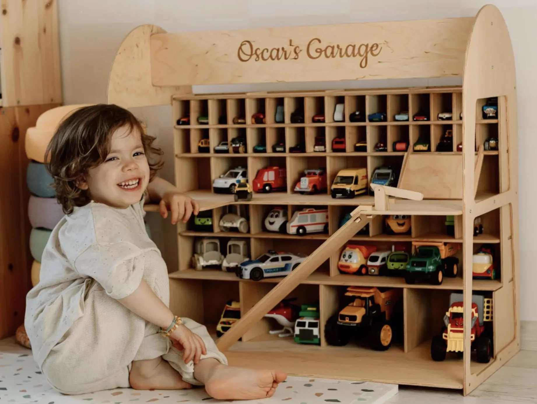 Enjoy The Wood Toy Car Garage Storage Review.