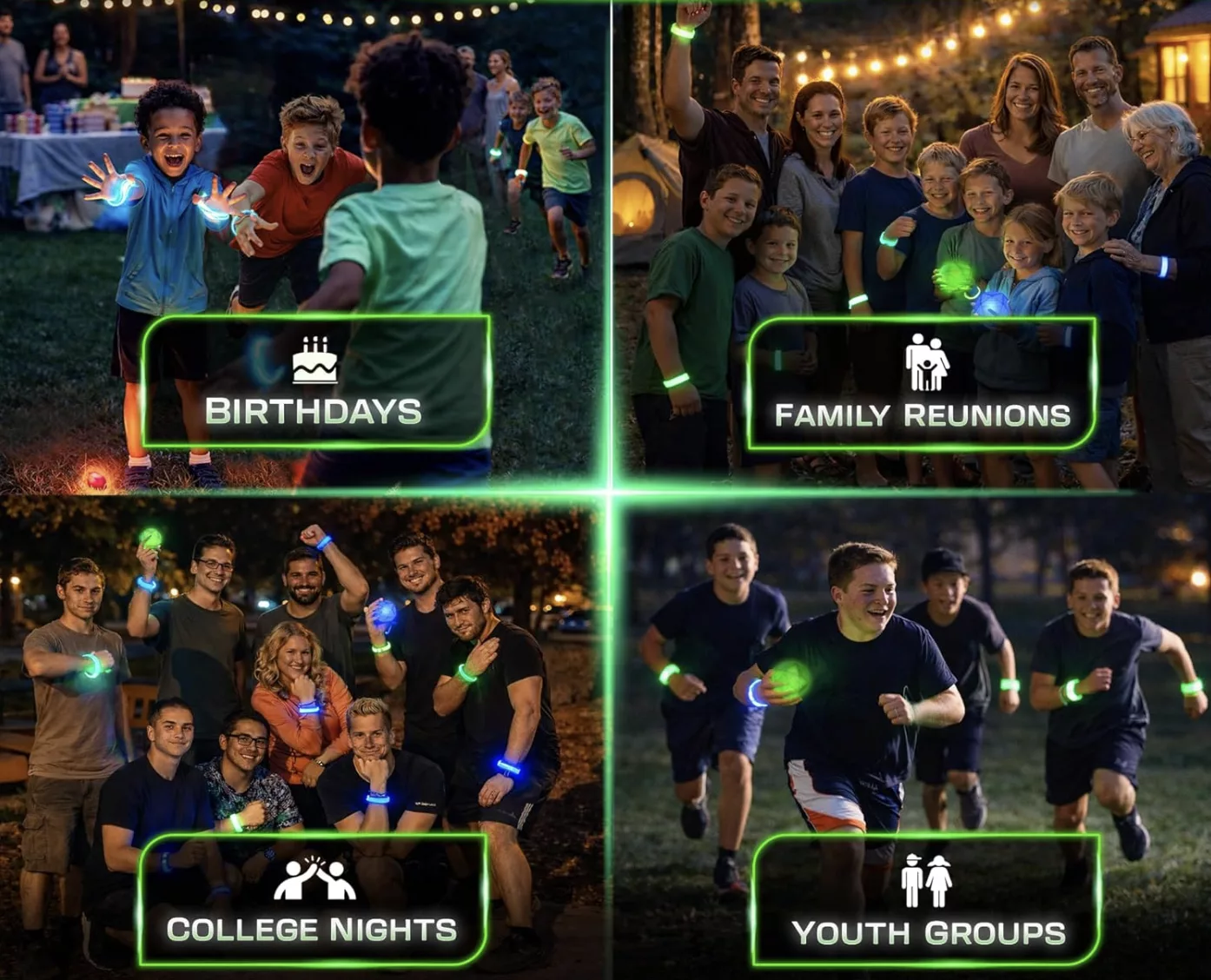 Starlux Games Redux: The Original Glow in The Dark Capture The Flag Game.