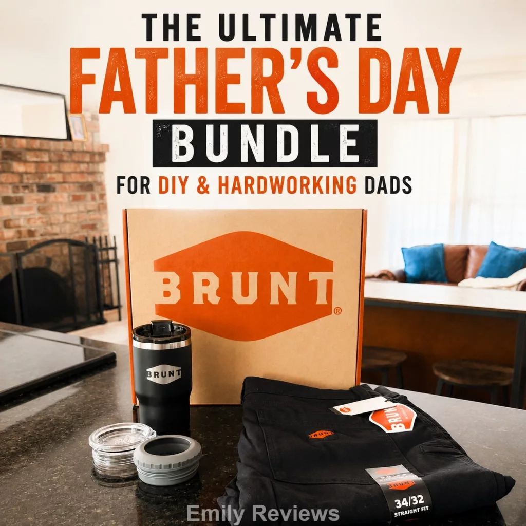 Brunt Workwear Father’s Day Starter Bundle: Built For Hardworking Dads BRUNT Workwear review, BRUNT Torra pants review, BRUNT Perkins boots review, best workwear for dads, Father’s Day gifts for hardworking dads, best work boots for construction, Comfortable work pants for men, waterproof work boots for men, BRUNT Workwear bundle, gifts for DIY dads, gifts for construction workers, durable workwear for men, Comfortable work boots for all day wear, BRUNT 4-in-1 tumbler, workwear Father’s Day gift ideas