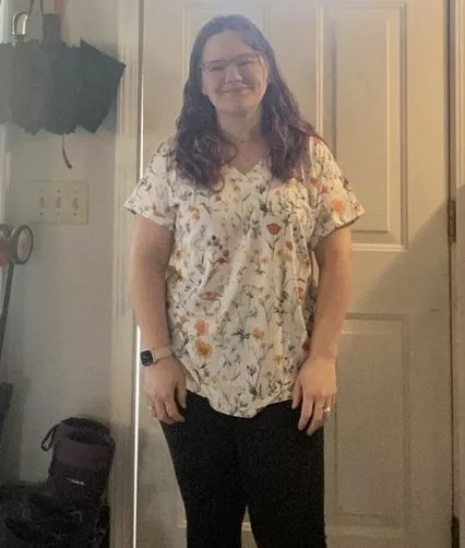 zeagoo v-neck floral top