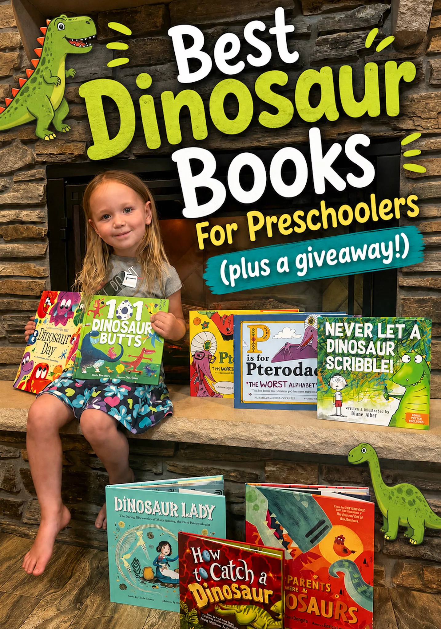 Best Dinosaur Books For Preschoolers (+ Giveaway!).