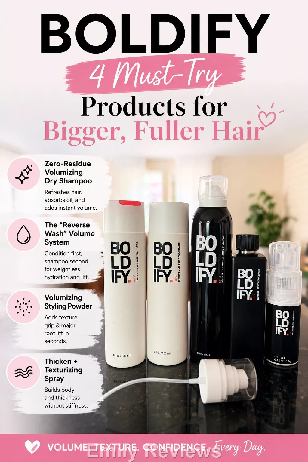 best products for flat hair that actually work, how to get bigger fuller hair at home, best dry shampoo for fine thin hair, Amazon hair products for volume, hair products that make hair look thicker, best volumizing products for women over 40, products that add volume without stiffness, easy ways to make thin hair look fuller, lightweight hair products for fine hair, salon-quality volume products on Amazon, best hair thickening products for everyday use, hair products for limp lifeless hair, volume boosting haircare routine, best texturizing spray for fine hair, hair products that create all-day volume