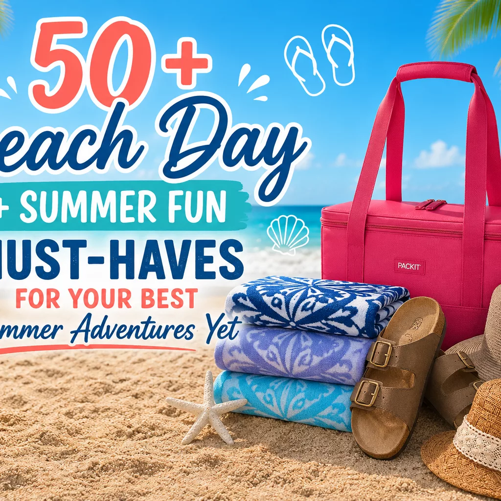 50+ Beach Day & Summer Fun Must-Haves For Your Best Summer Adventures Yet! (Gear, Entertainment, Food, Beverages, + Essentials For All Ages)