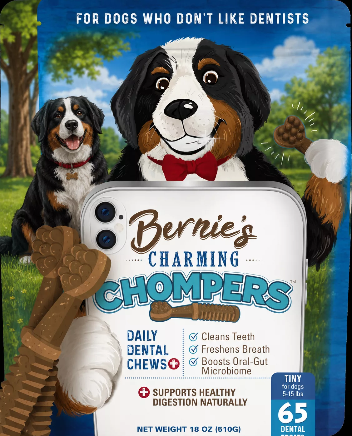 Bernie's Charming Chompers Dental Chews.