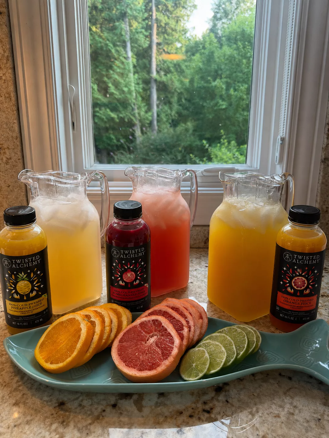 Twisted Alchemy Cold-Pressed Juice for Craft Cocktails, Mocktails, and Kitchen Staples.
