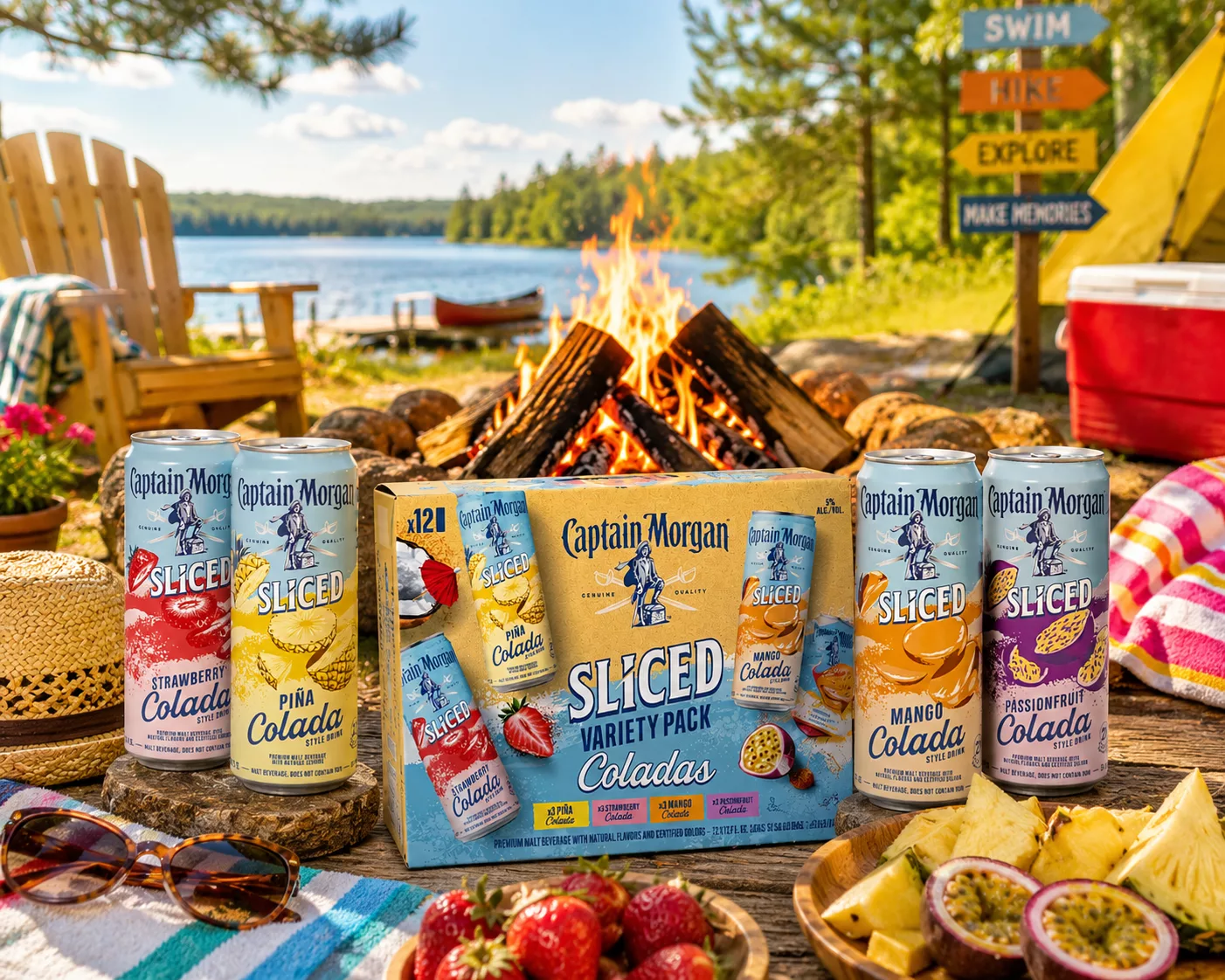 Captain Morgan Coladas Variety Pack.