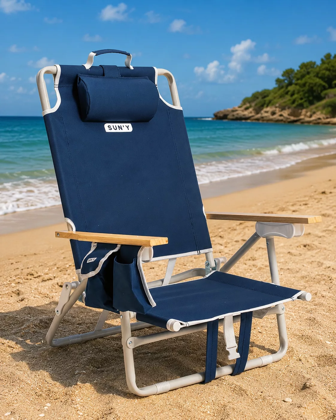 SUN'Y Escapes Backpack Beach Chair.