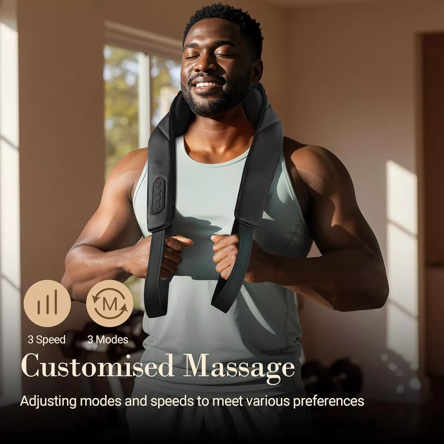  CuPiLo Cordless Neck Massager with Heat.