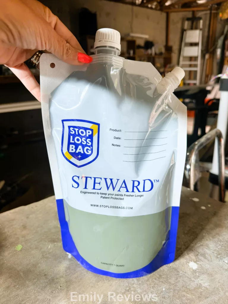 paint storage bags airtight, paint saver bags reusable, store leftover paint without drying, paint preservation containers alternative, wood stain storage bags airtight, paint storage for furniture flipping, DIY paint storage hack, organize paint supplies small space, save custom paint colors