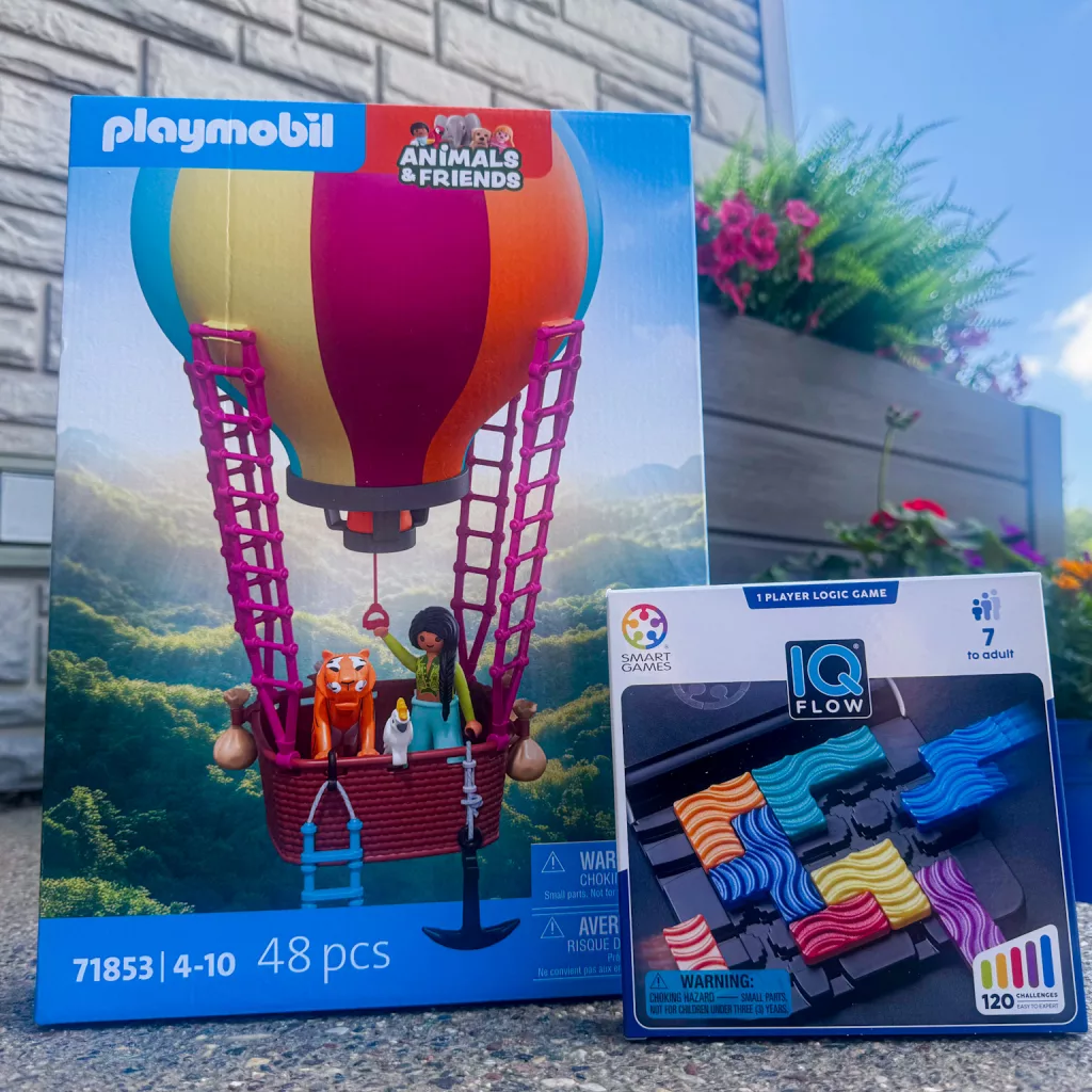 SmartGames IQ Flow & Playmobil Balloon Ride Giveaway.