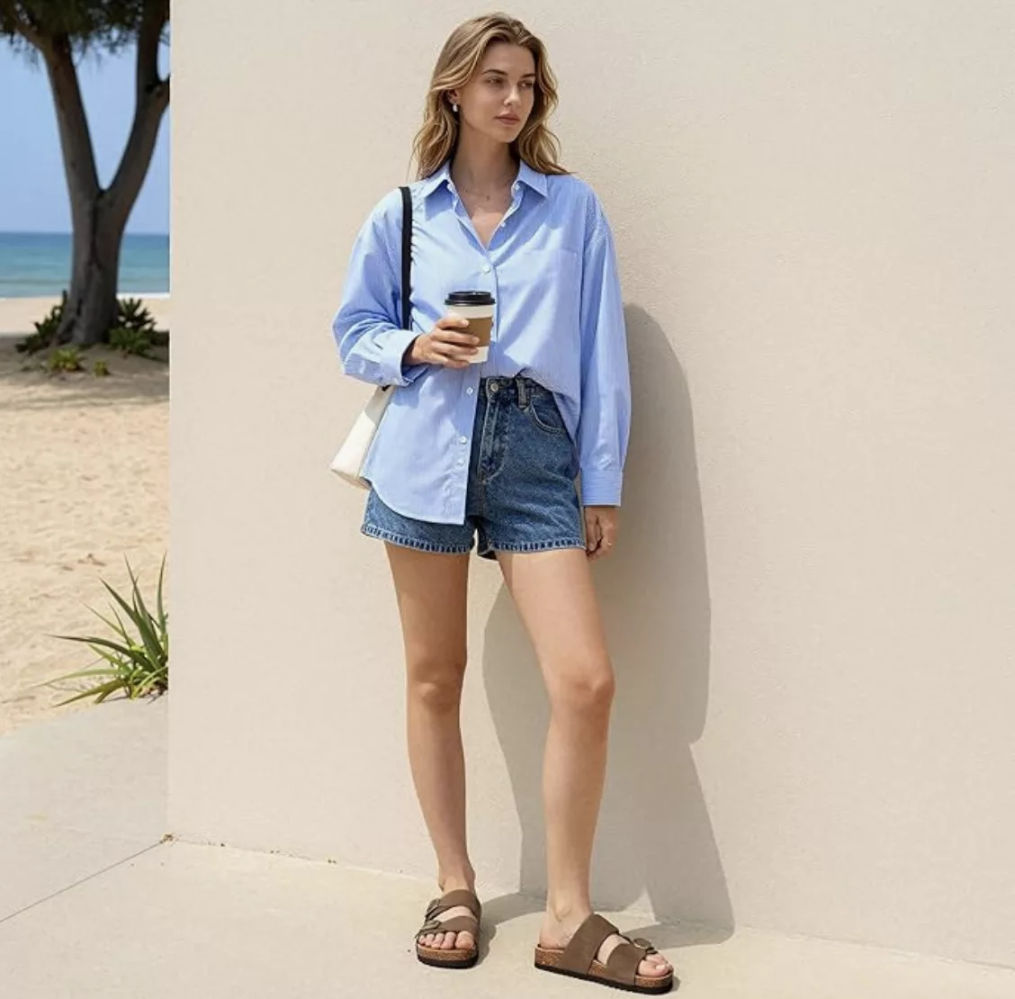 DREAM PAIRS Women's Slides.