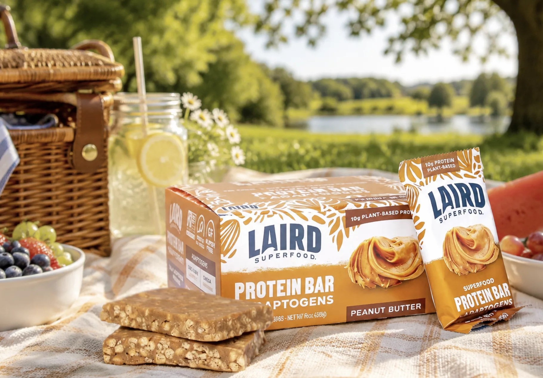 Laird Superfood Functional Protein Bars.