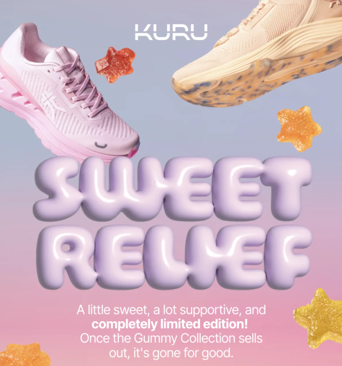 Meet KURU's New Gummy Collection: Sweet Style Meets Serious Comfort!