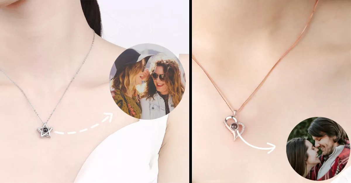 Customodish Projection Necklace.