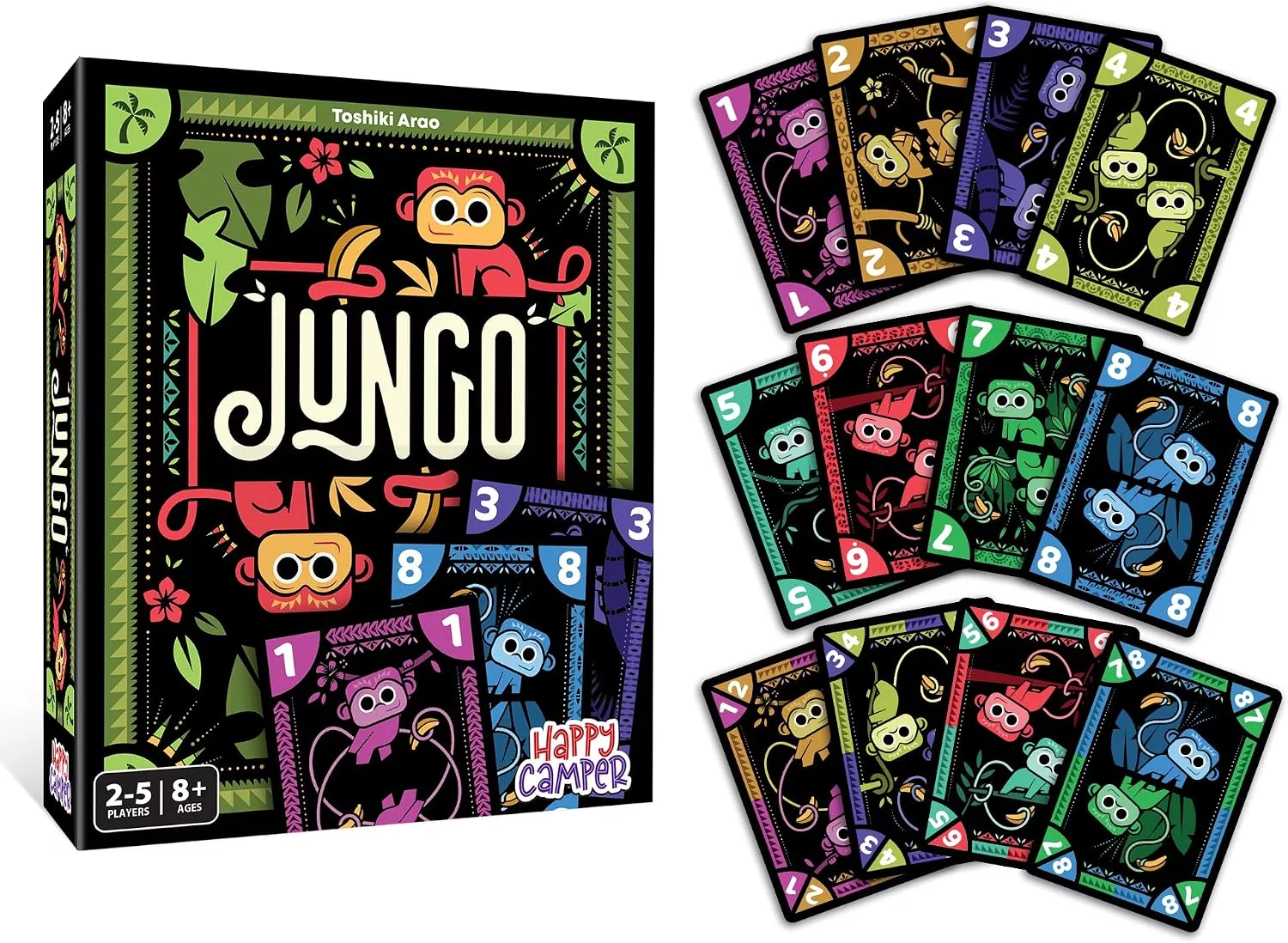 Happy Camper - Jungo Card Game.