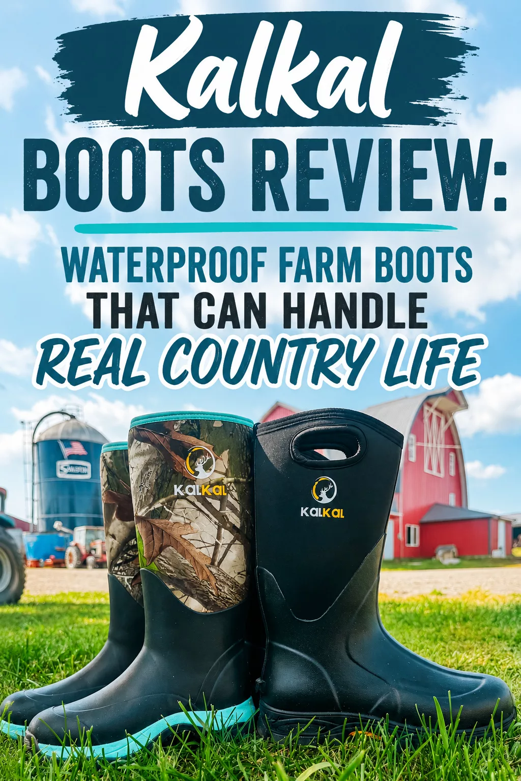 Kalkal Boots Review: Waterproof Farm Boots That Can Handle Real Country Life.