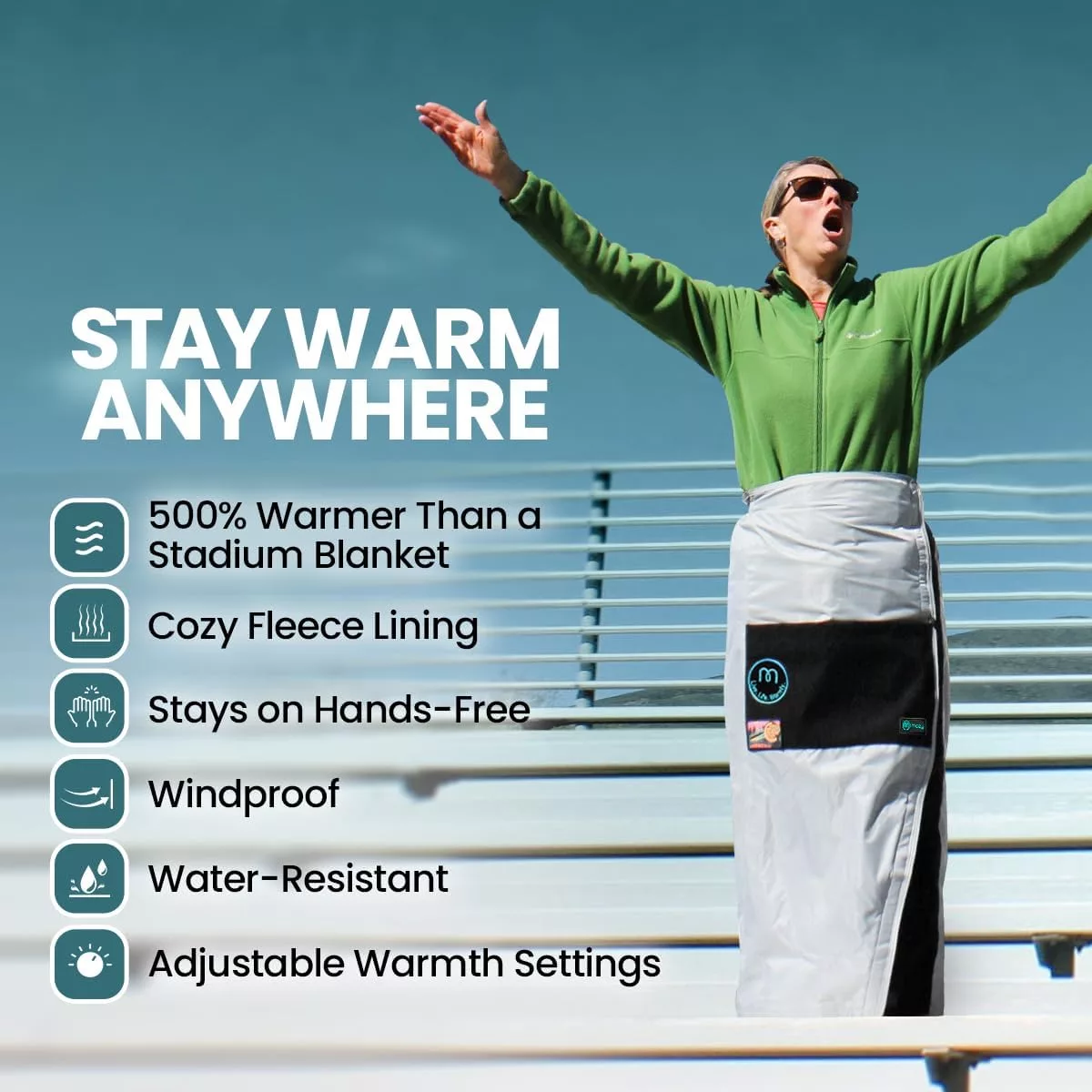 Mozy Wearable Blanket Review: Stay Warm Anywhere This Fall (+ Giveaway!).