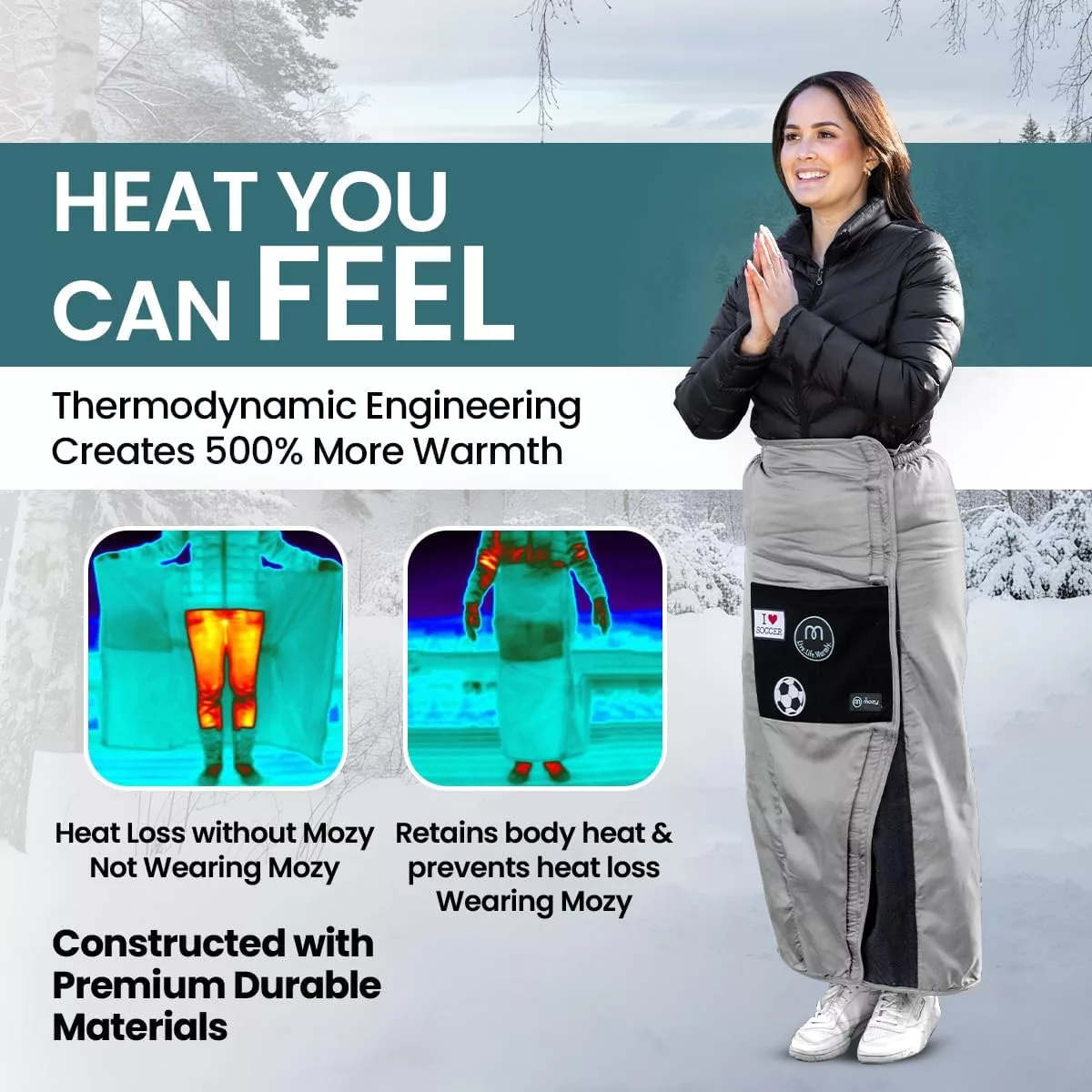 Mozy Wearable Blanket Review: Stay Warm Anywhere This Fall (+ Giveaway!).