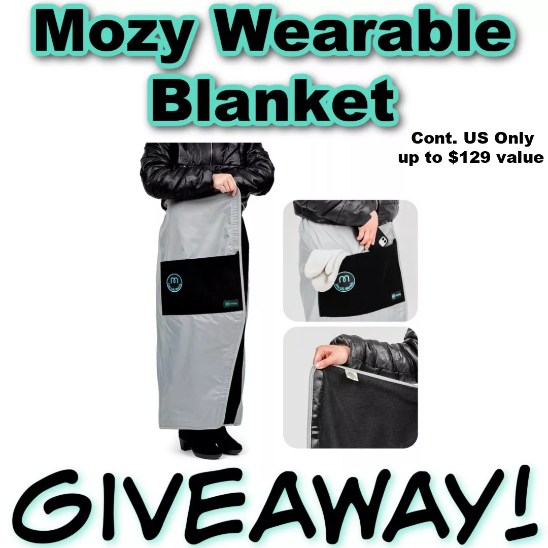 Mozy Wearable Blanket Review: Stay Warm Anywhere This Fall (+ Giveaway!).