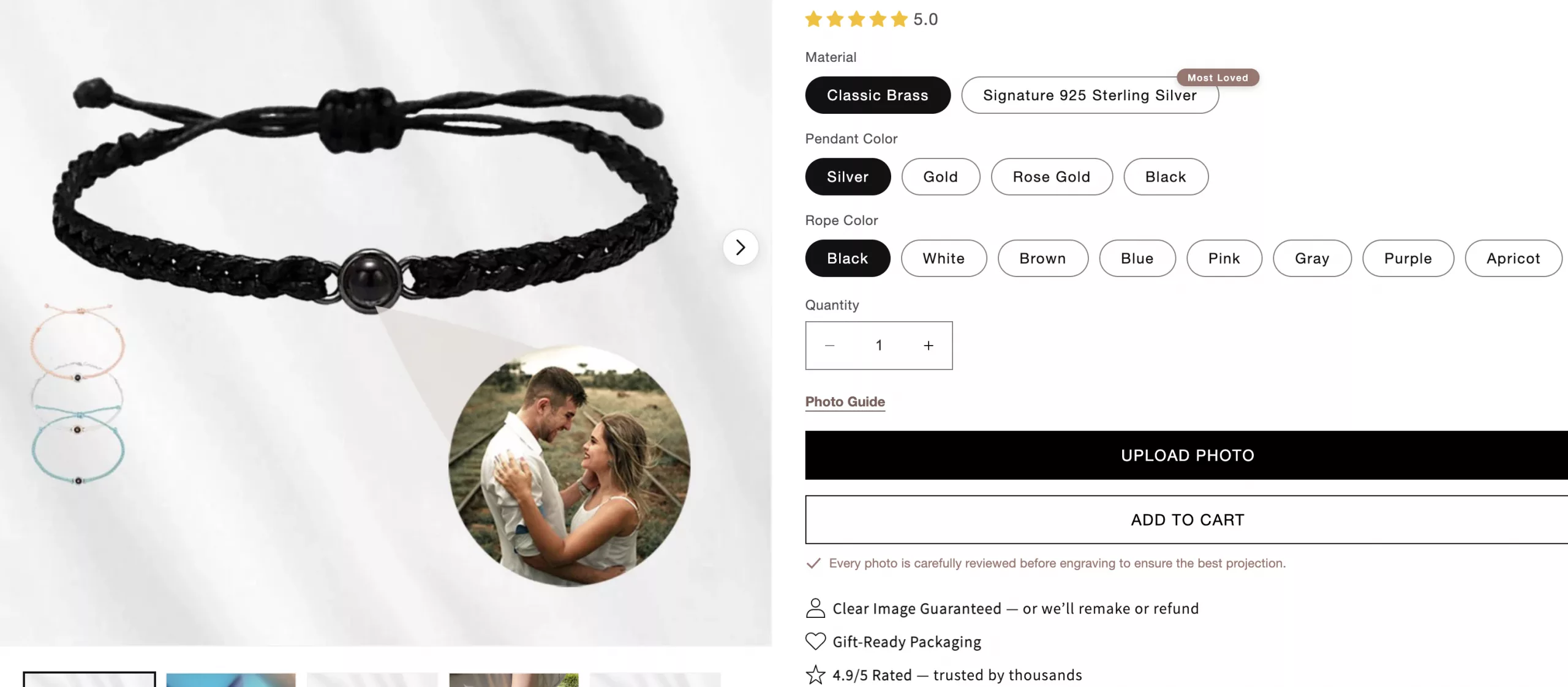 Customodish Personalized Projection Jewelry Review.