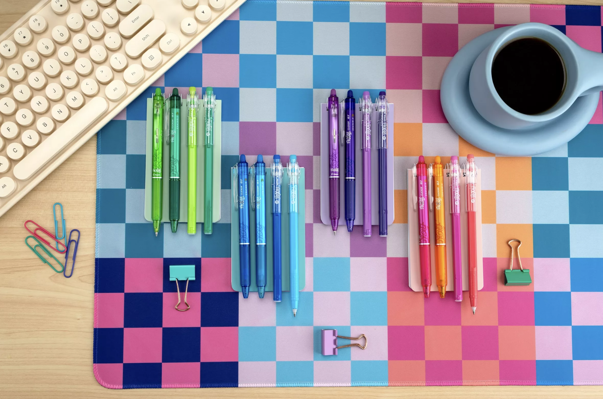 Pilot Pens Frixion Vibe Collection.