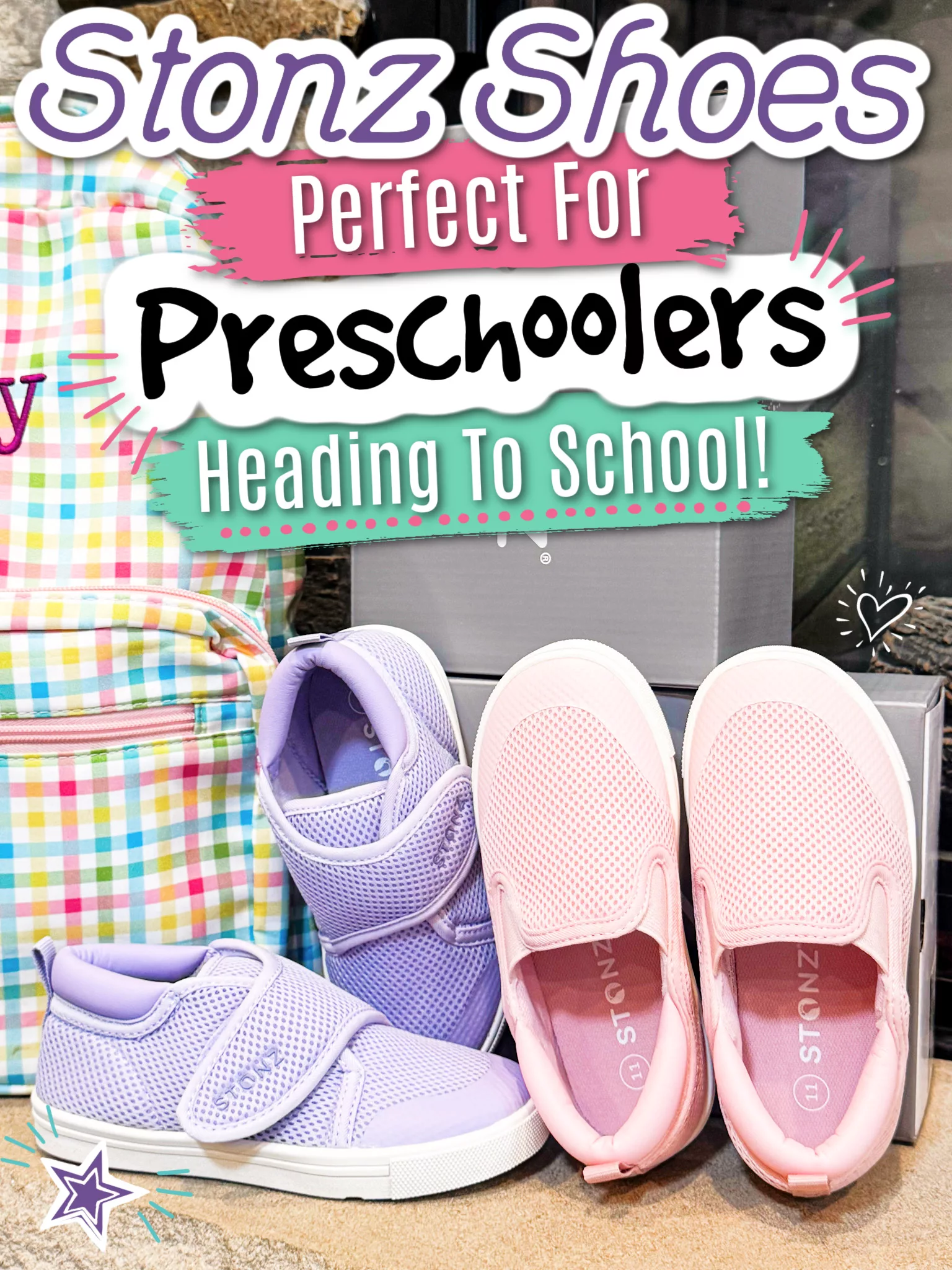 Stonz Shoes: Perfect For Preschoolers Heading To School!