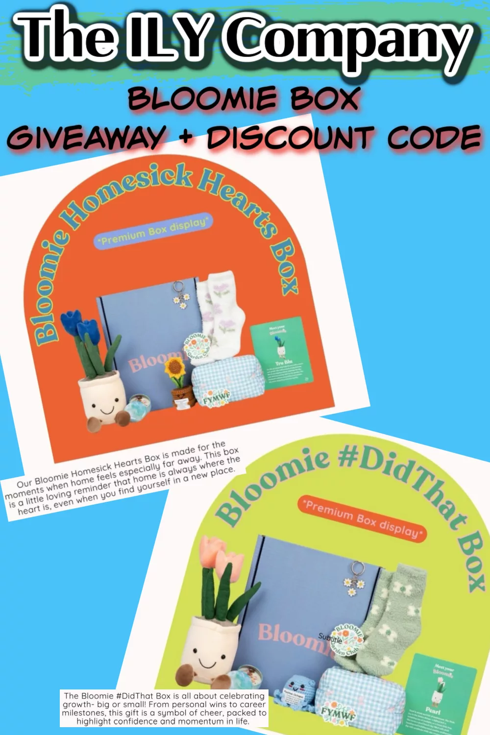 The ILY Company Bloomie Box Giveaway + Discount Code.