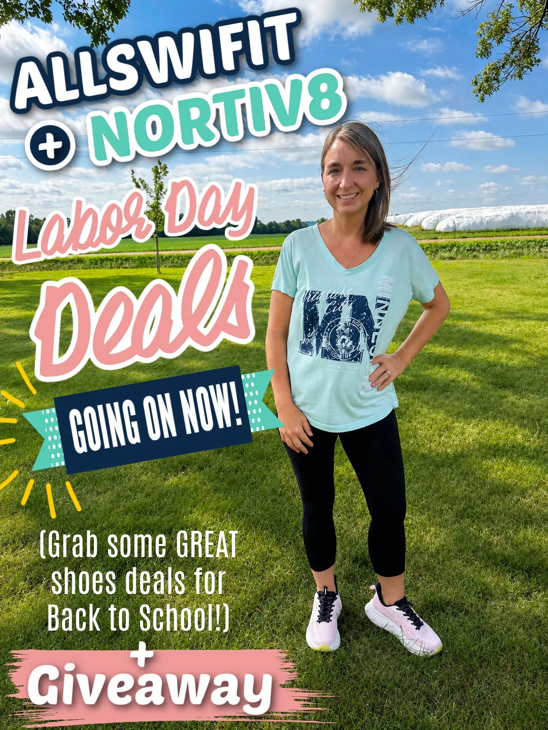 ALLSWIFIT + NORTIV 8 Labor Day Deals GOING ON NOW! (Grab some shoe deals for back to school.) + GIVEAWAY!