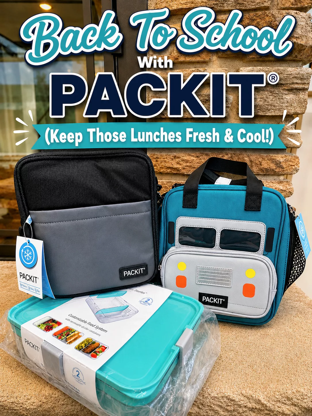 Back To School With PACKIT (Keep Those Lunches Fresh & Cool!).