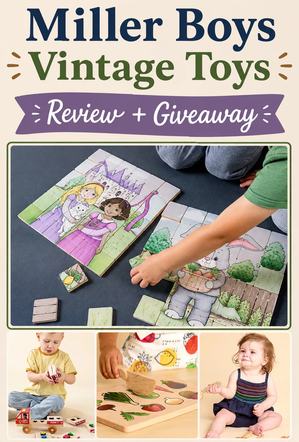 Miller Boys Vintage Toys Review + Giveaway.